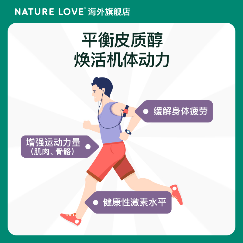 德国NatureLove原装进口有机南非醉茄胶囊营养印度人参皮质醇焦虑 - 图0