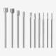 Jade carving tool T-needle eye-absorbing needle electric carbide head grinder special jade jade agate beeswax engraving