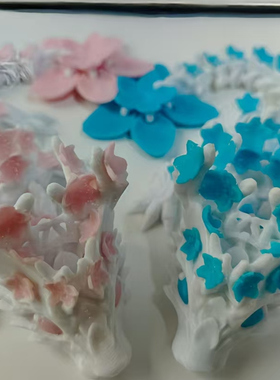 3D打印樱花龙关节可活动玩具