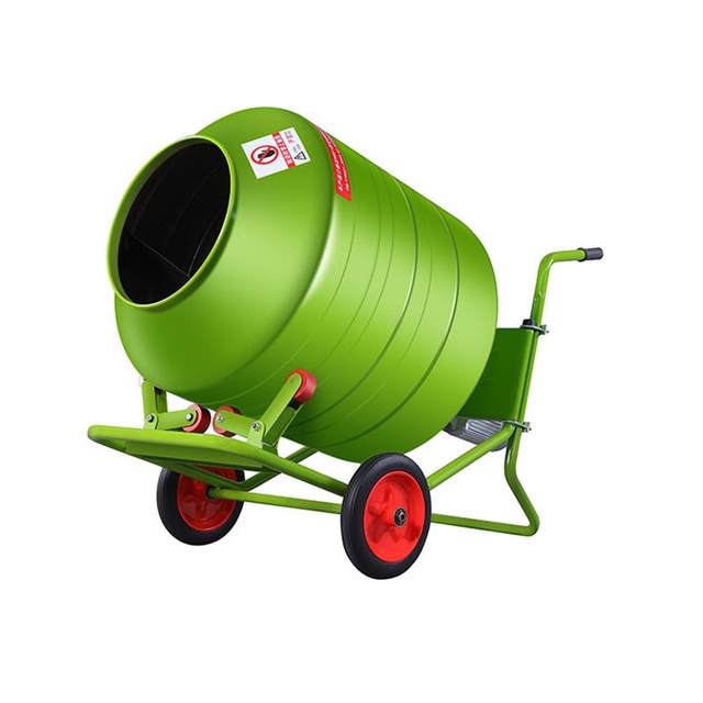 Cement mortar 220V electric small concrete construction site feed mixer roller household mixer forward and reverse