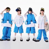 Childrens jazz dance to be served with handsome hip-hop suit Machip frame subdrumbeat Teenage Street Dance Costumes