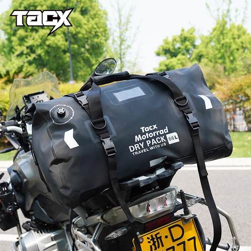 TACX机车防水包骑士摩旅装备长途骑行后座包行李包驮包机车尾包 - 图2