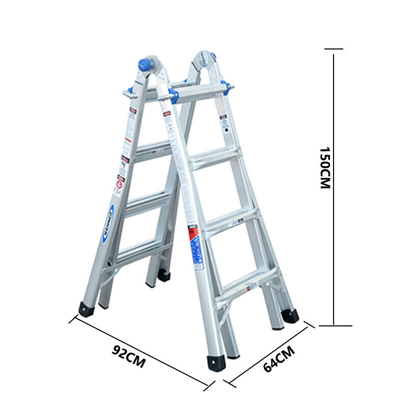 稳耐（werner）MT-17CN伸缩梯子多功能铝合金工程梯1.4米至4.6米 - 图2