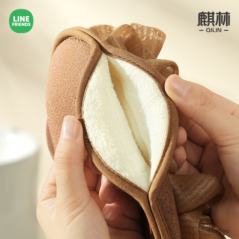 浴花搓澡巾二合一儿童可爱沐浴球女士专用强力搓泥搓澡神器不伤肤,淘宝优惠券,粉丝福利购,淘宝优惠卷