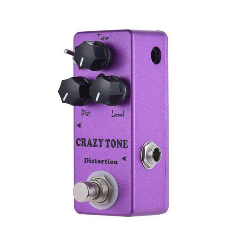 手工效果器 CRAZY TONE 电吉他失真效果器 迷你单块 狂野两档失真 - 图1