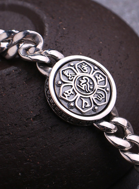 新款六字真言嘎乌盒可转动潮人时