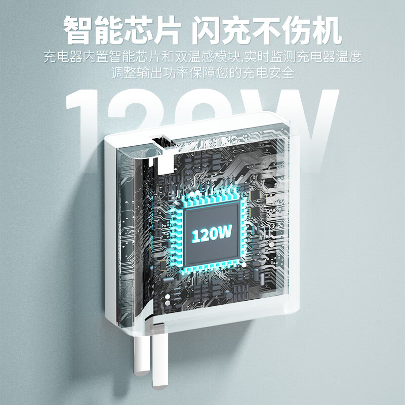 佰卡朗适用iQOOneo9插头手机充电头usbx80pro适用vivo120W充电器超级闪充头12/11充电头10s快充手机充电套装