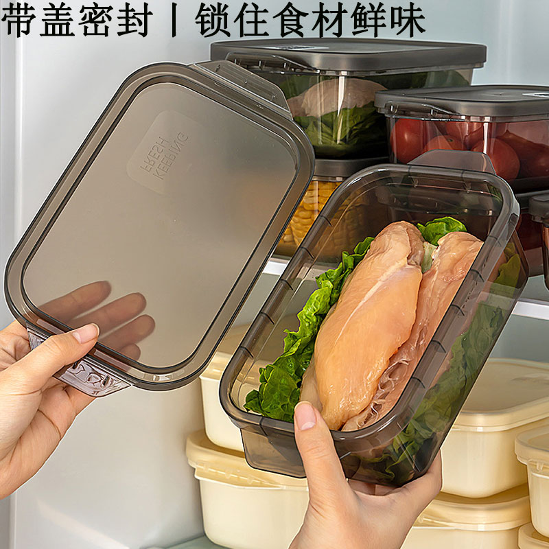 冰箱收纳盒食品级保鲜盒水果盒便携便当盒外出携带野餐饭盒备菜盒