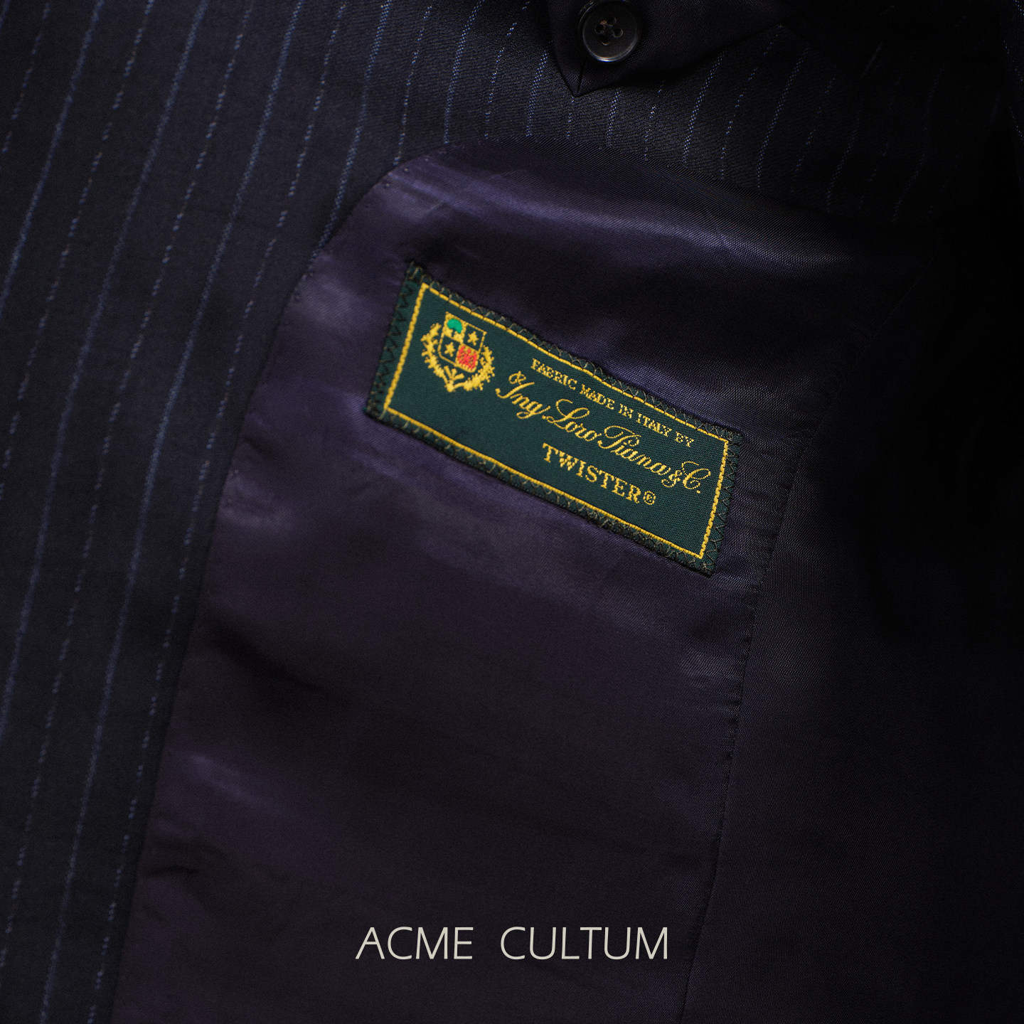 Acme cultum线上专属定制服务意大利LORO PIANA 130S条纹西服套装,淘宝优惠券,粉丝福利购,淘宝优惠卷