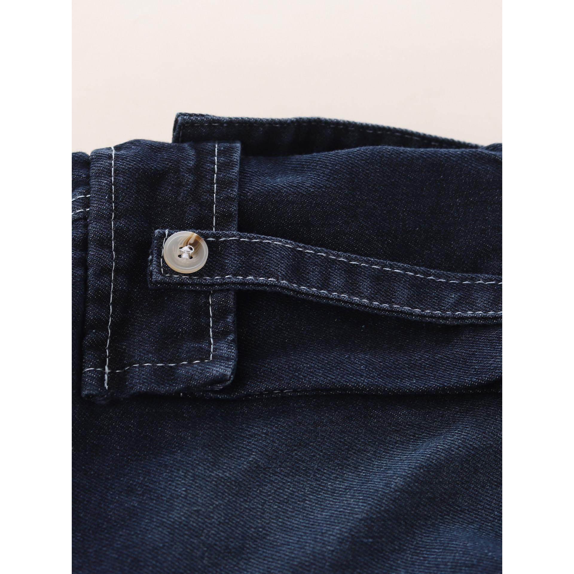 儿童牛仔裤男女宝宝春秋宽松休闲加绒工装束脚长裤子外穿百搭帅气,淘宝优惠券,粉丝福利购,淘宝优惠卷