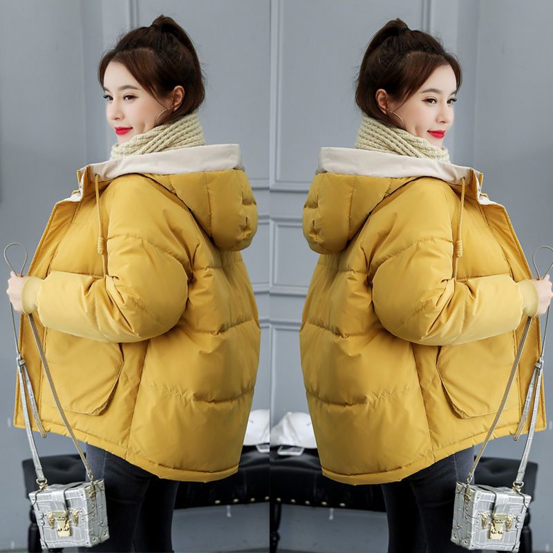 大码棉服女面包服加厚棉袄宽松棉衣外套