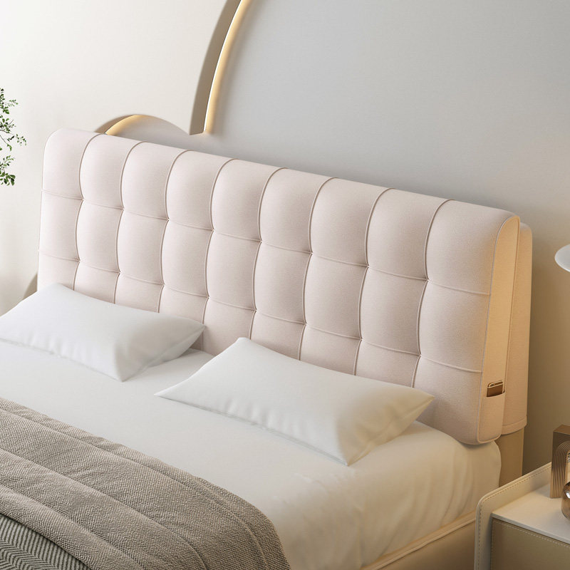 【柏妮朵】床头靠垫软包靠背榻榻米无床头靠背靠包奶油风靠枕防撞,淘宝优惠券,粉丝福利购,淘宝优惠卷