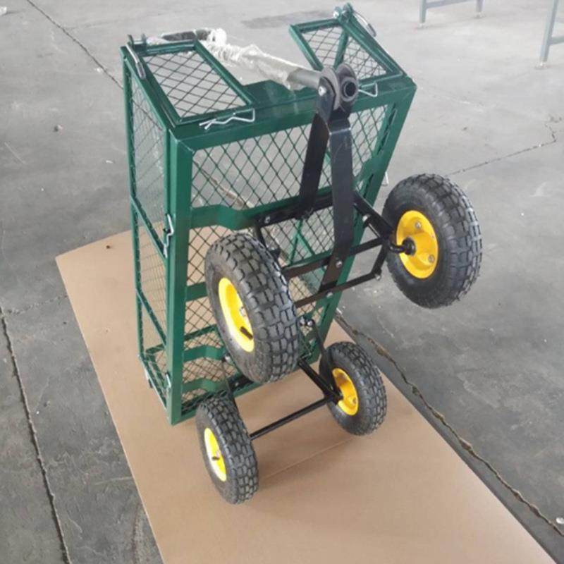 网花卉园艺工具拖车车花园多功NDM能清扫小车推带框拉货车车搬运,淘宝优惠券,粉丝福利购,淘宝优惠卷