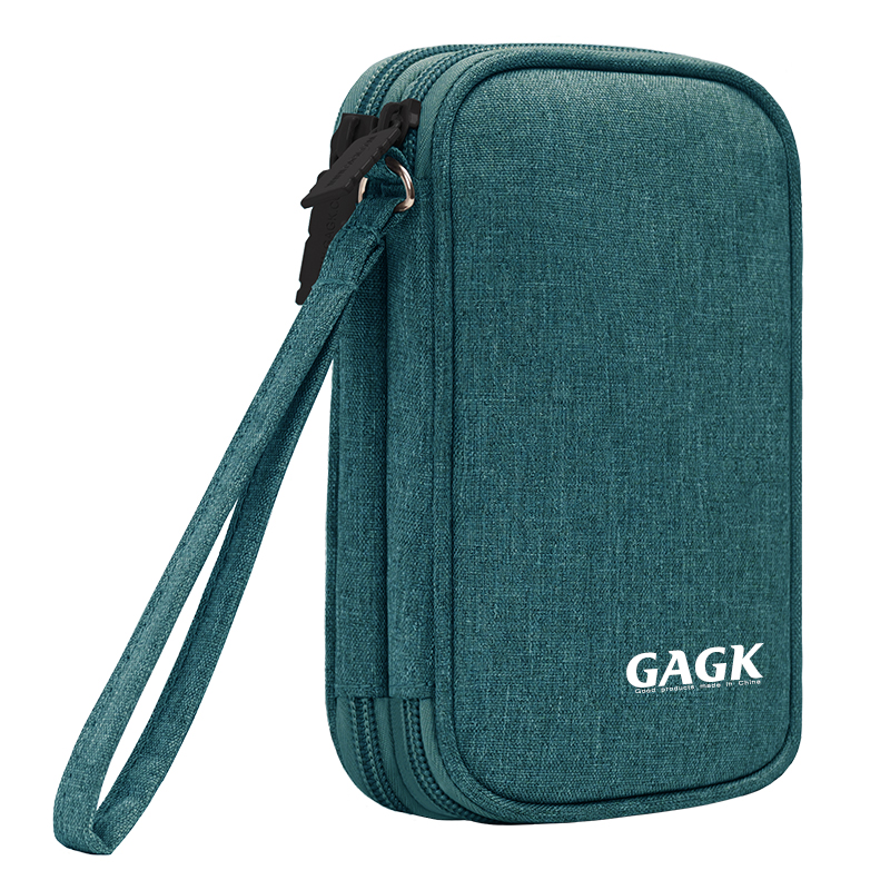 GAGK网银u盾收纳包u盘收纳包出纳u盾手机银行ukey密码器大容量多层u盾u盘整理袋收纳盒神器 - 图0