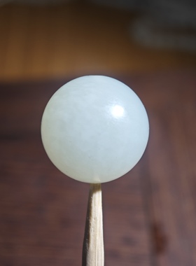 正宗新疆和田玉籽料红皮白肉16mm圆珠单珠大展宏图原皮高档配珠