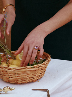 【毛晓彤同款】RC Retro Chic意大利复古时尚首饰 香水葡萄戒指