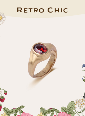 【圣诞礼物】RCRetroChic意大利复古时尚首饰 伊甸园无花果戒指