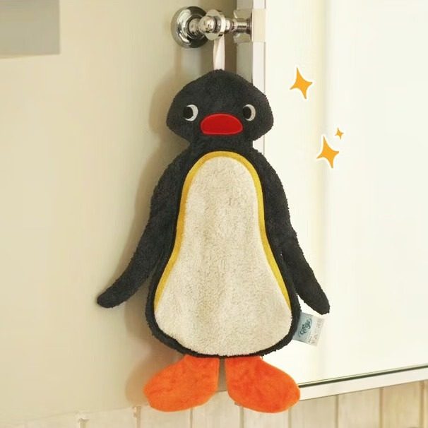 【顺丰】KKV正品Pingu挂式擦手巾可爱超强吸水速干厚毛巾,淘宝优惠券,粉丝福利购,淘宝优惠卷