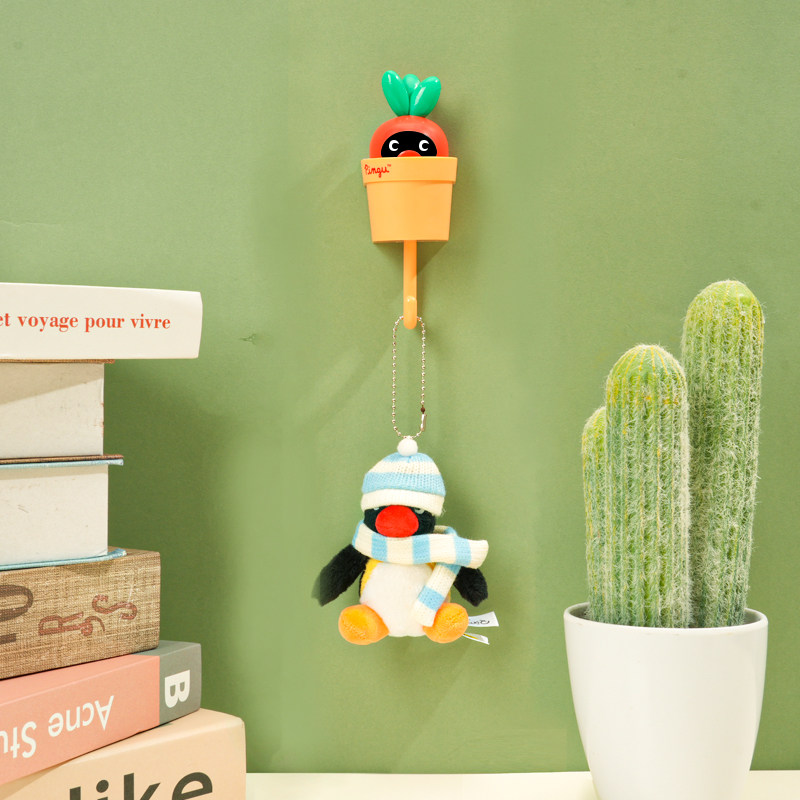 KKV官方Pingu动态伸缩挂钩卡通家用无痕粘钩浴室厨房衣柜免钉挂钩,淘宝优惠券,粉丝福利购,淘宝优惠卷