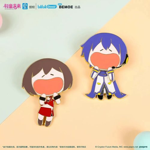 KKV正品BEMOE初音未来UWA可爱体金属徽章Miku周边谷子 - 图2