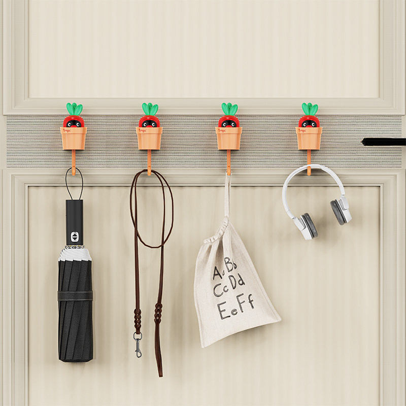 KKV官方Pingu动态伸缩挂钩卡通家用无痕粘钩浴室厨房衣柜免钉挂钩,淘宝优惠券,粉丝福利购,淘宝优惠卷