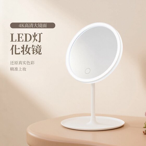 Makeup mirror led three colors