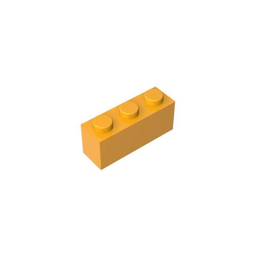 高砖积木零件GDS-533配件1x3兼容3622小颗粒MOC拼插散件 - 图1