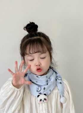 儿童保暖围巾婴儿三角巾