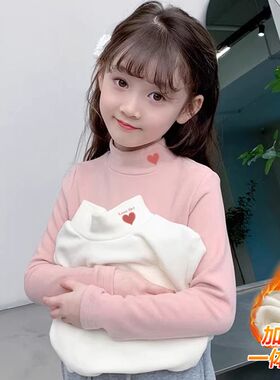 儿童保暖上衣秋冬季德绒