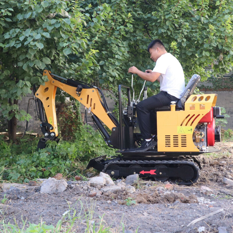 履带式小型挖掘机多种用途 柴油农用小挖机 工程建设改造挖掘机 - 图1