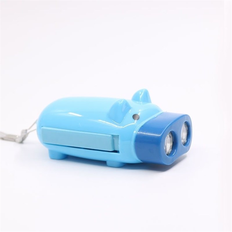 Buy two and get a piglet mini home hand-pressed hand-cranked self-generating manual flashlight led hand-clamped light emergency light