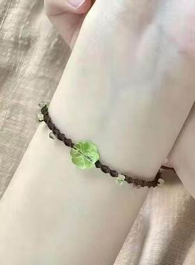 月桂花编织手绳手链小众百搭