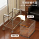 Movable floor-standing bedroom coat rack