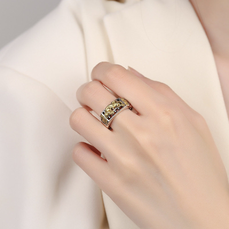 2026 New Retro Pixiu Abacus Ring for Men and Women
