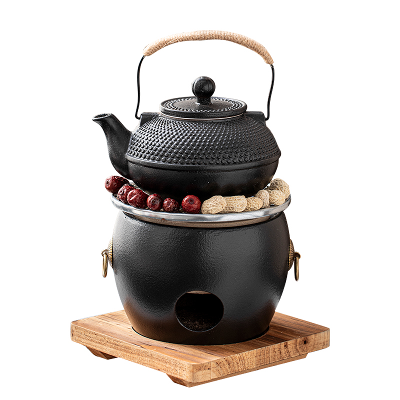 Small stove for cooking wine and tea, full set of cans, teapots, charcoal barbecue stove, winter home heating stove charcoal stove