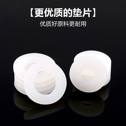 软硅胶垫片螺丝密封圈水管防水塑料耐高温橡胶缓冲减震扁平垫圆形 - 图1