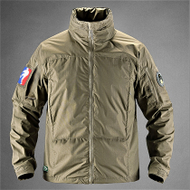 Governing Officer Outdoor Soft Shell Plus Suede Submachine Coat Special Soldier Tactical Jacket Windproof US jacket Wind clothes Mens autumn and winter