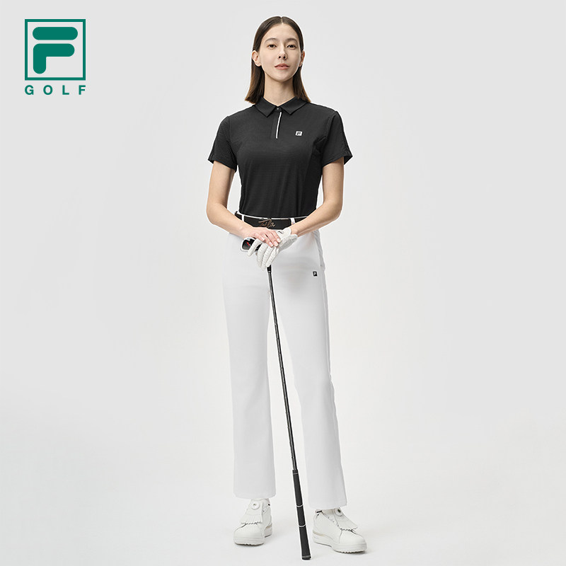 FILA 斐乐官方女子针织短袖POLO衫2025夏新款高尔夫运动基础上衣,淘宝优惠券,粉丝福利购,淘宝优惠卷