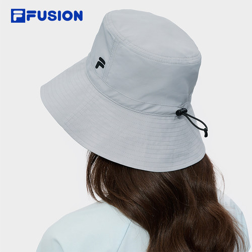 FILA FUSION斐乐情侣圆帽2025夏季新款时尚休闲防晒帽渔夫帽女帽 - 图3