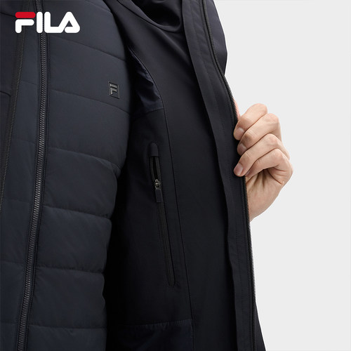 FILA 斐乐官方男士棉服两件套2026春季新款时尚休闲舒适保暖外套 - 图3