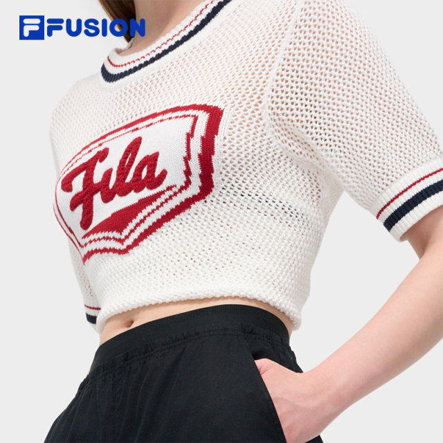 ເສື້ອຍືດຖັກແສ່ວແມ່ຍິງ FILAFUSION