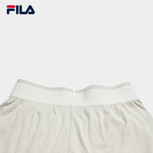 FILA 斐乐官方女士针织长裤2026夏季新款裤子基础简约休闲阔腿裤 - 图2