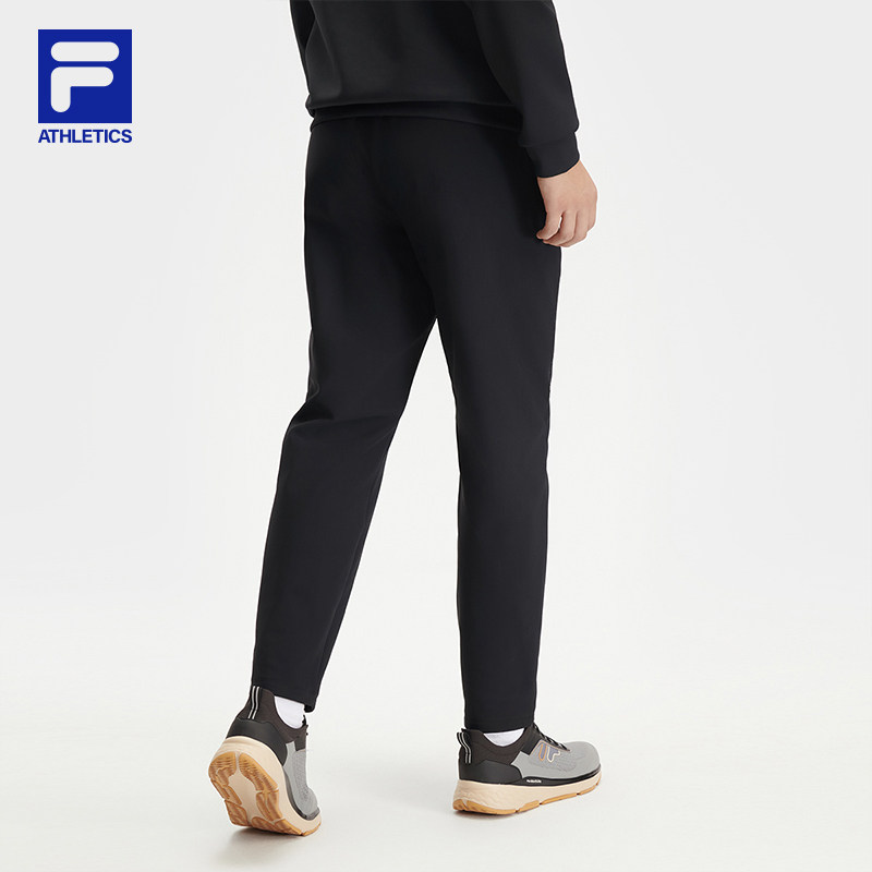 FILA 斐乐官方男士针织长裤2024冬季新款健身运动基础加绒直口裤,淘宝优惠券,粉丝福利购,淘宝优惠卷