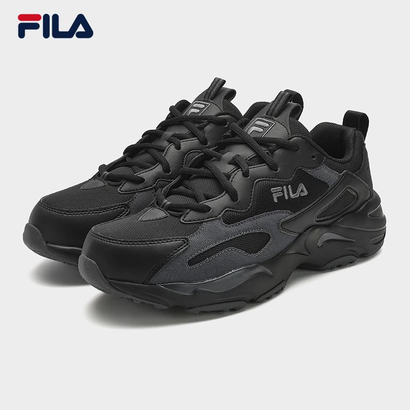 FILA 斐乐官方男鞋猎空复古跑鞋2024春季新款老爹鞋休闲鞋运动鞋