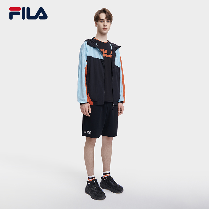 【张艺兴同款】FILA X MAGIC STICK斐乐男子外套宽松连帽休闲上衣-图2