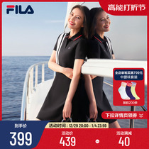 FILA Filatte official high-round-round homo-style womens dress spring style casual sports even dress women