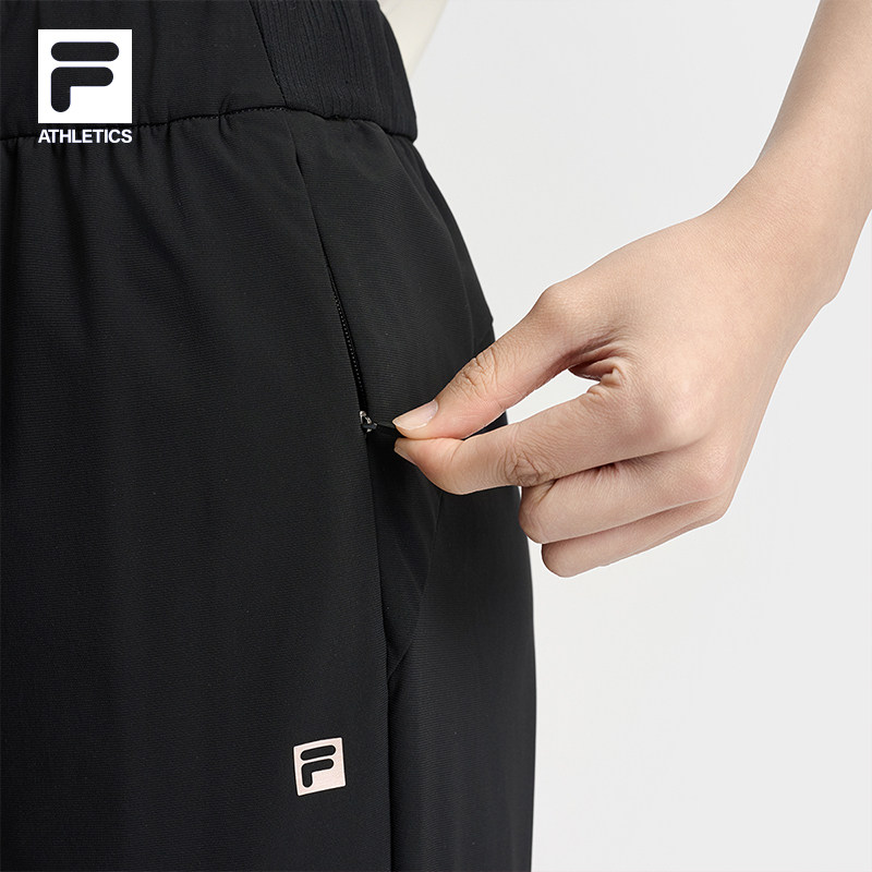 FILA 斐乐官方女士针织长裤2025秋季新款健身运动基础防晒直口裤,淘宝优惠券,粉丝福利购,淘宝优惠卷