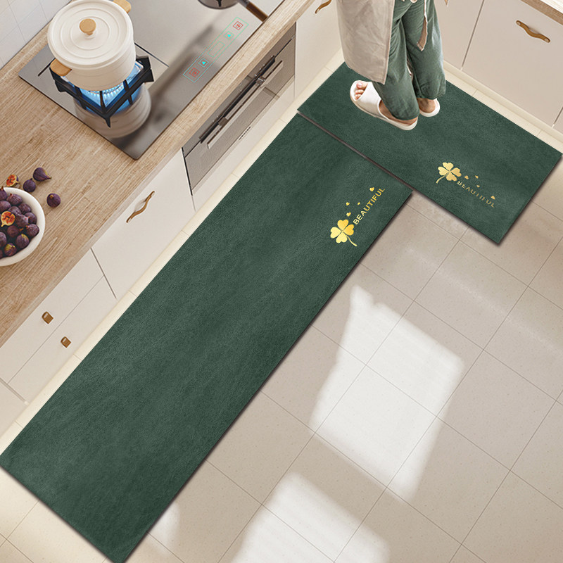 厨房地垫l形硅藻泥防滑防油吸水垫门口耐脏脚垫家用免洗可擦地毯,淘宝优惠券,粉丝福利购,淘宝优惠卷