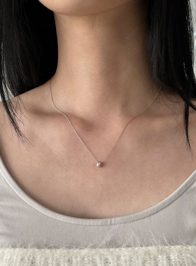 YAXN种子项链女款简约气质极简冷淡风颈链小众设计高级感锁骨链