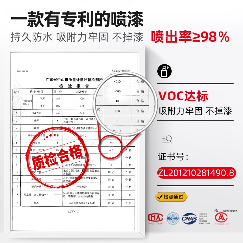 三和自喷漆整箱12瓶手摇喷漆汽车改色金属涂鸦防锈油漆黑色白色 - 图2